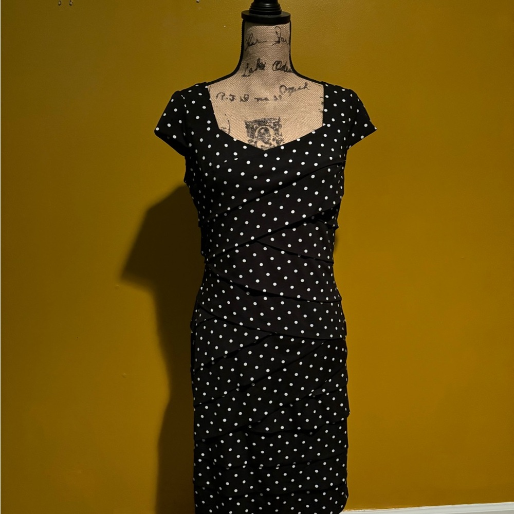Black and White Polka Dot Dress